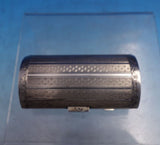 Austrian .935 Silver Compact with Gold Washed Interior Engraved 3 3/8" (#7011)