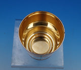TIffany and Co Sterling Silver Pencil Holder or Cup Blue Enamel Stripes GW #7597