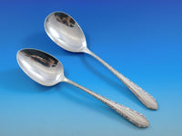 Wild Flower by Royal Crest Sterling Silver Flatware Set Service 59 Pcs Grille