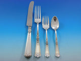 Victorian by Durgin Sterling Silver Flatware Set for 12 Service 195 pieces