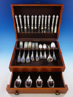 Vauban by Puiforcat Sterling Silver Flatware Set Service French France 72 Pieces