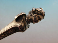 Bust by Gorham Sterling Silver Pie Server Gold Washed Figural Woman 9 1/2"