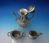 Chantilly by Gorham Sterling Silver Demitasse Tea Set #A2387 (#5773)