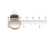 10k Yellow Gold Men's Genuine Natural Bloodstone Ring Jewelry (#J5680)