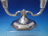 Norwegian .830 Silver Candelabra Pair 2-Light 4 5/8" Tall x 9" (#5150)