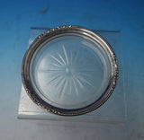 Amston Sterling Silver Wine Coaster Beaded with Cut Crystal c.1930 (#5508)