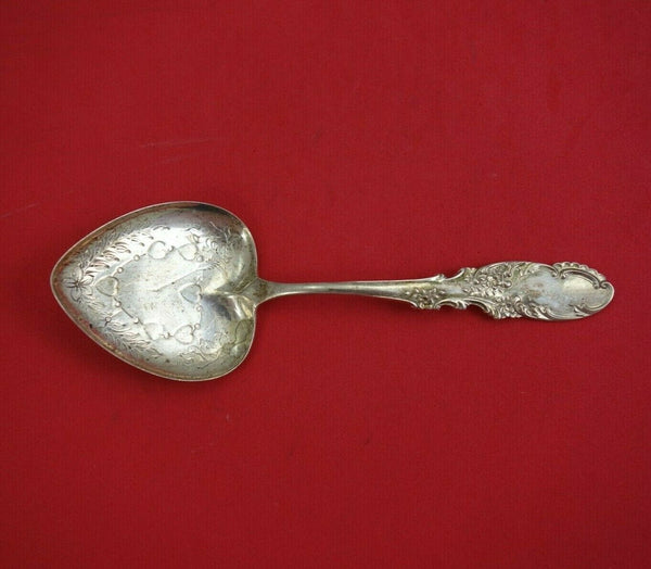 Orleans by Frank Whiting Sterling Silver Nut Spoon Heart Shaped w/Nuts and Cupid