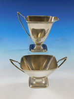 Mary Chilton by Towle Sterling Silver Tea Set (Demitasse) 3pc with Tray #0481