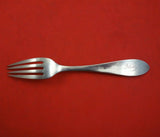 Gorham Sterling Silver Junior Fork FH All Sterling Bright-Cut with Cat 5" Billy