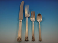 Trianon by International Sterling Silver Flatware Set Dinner Service 44 Pieces