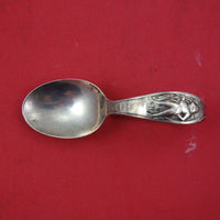 Nursery Rhyme by Various Sterling Silver Baby Spoon bent handle w/ frog 3 3/4"