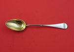 Russian Sterling Silver Teaspoon mark 84=.875 GW frosted brite-cut  6 1/8"