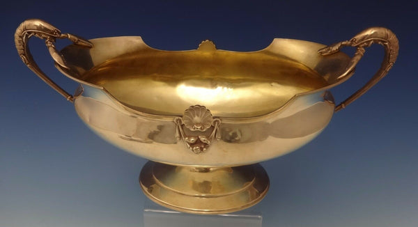 Whiting Sterling Silver Soup Tureen On Pedestal with 3-D Lobsters #280 (#0745)