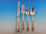 Gadroonette by Manchester Sterling Silver Flatware Set for 12 Service 108 pieces