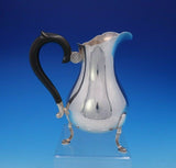 Jezler Swiss .800 Silver Water Pitcher Scalloped with Ebony Handle #1786 (#3783)