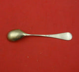 KW Norwegian Sterling Silver Egg Spoon Gold Washed 4 1/2" Heirloom Silverware