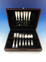 Dolores by Shreve Sterling Silver Flatware Set Service 24 pcs Dinner L Monogram