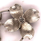 Stuart Nye Sterling Dogwood Flower Pin (#J4807)