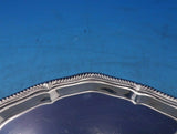 Gadroon by Goldsmiths and Silversmiths English Sterling Silver Salver Tray #6388