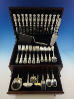 Louis XV by Gorham Whiting Sterling Silver Flatware Set For 12 Service 76 Pieces