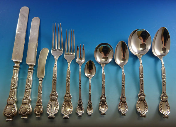 Du Barry Dubarry by Durgin Sterling Silver Flatware Set Service 133 pieces