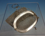 S. Blacknesee & Son Ltd. English Sterling Silver Mesh Coin Purse w/Chain (#3011)