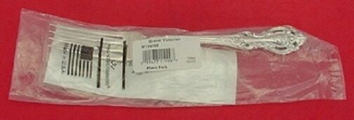 Grand Victorian By Wallace Sterling Silver Regular Fork 7 5/8" New
