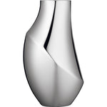 Georg Jensen Stainless Steel Flora Vase Modern Sculptural Medium New