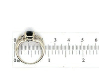 14k White Gold Cushion Cut 2.92 Carat Genuine Natural Grey Spinel Ring (#J5522)