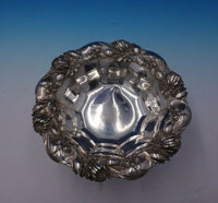 Whiting Sterling Silver Bowl with Water Lily Pad Design #5874 8 3/4" Dia (#4948)