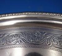Thomas Richards English Georgian Sterling Silver Salver Tray BC w/Crest (#6812)