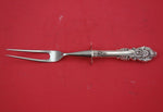 Sir Christopher by Wallace Sterling Silver Steak Carving Fork  9"