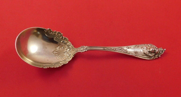 Cherub by Watson-Newell Sterling Silver Preserve Spoon 7"