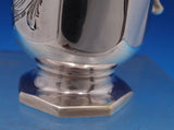 Wood and Hughes Coin Silver Baby Cup Chased Flowers Leaf Cartouche Footed #7419