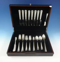 Old Brocade by Towle Sterling Silver Flatware Set For 8 Service 57 Pieces