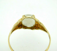 10k Yellow Gold Genuine Natural Gold Vein Quartz Ring (#J4426)