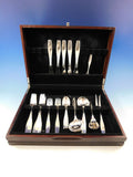 Charlotte by Hans Hansen Danish Sterling Silver Flatware Set Service 31Pc Modern