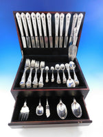 Coburg by CJ Vander English Sterling Silver Flatware Set 12 Service Dinner 79 pc