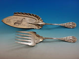 Japanese by Tiffany & Co. Sterling Silver Fish Serving Set Koi and Bird design