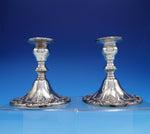 Chantilly by Gorham Silverplate Candlestick Pair 4 1/4" #YC3004 (#3237)