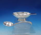 Christofle Silverplate Gravy Boat with Swan Handle Ladle Set 2pc (#5263)