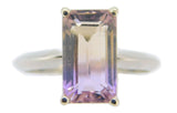 14k Gold 3.47 Carat Genuine Natural Ametrine Ring (#J4050)