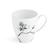 Michael Aram Black Orchid Porcelain Mug Floral SET OF 2 - 314002