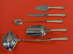Bridal Bouquet by Alvin Sterling Silver Cocktail Party Bar Set 5pc Custom Made