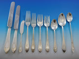 Faneuil Engraved by Tiffany & Co. Sterling Silver Flatware Set 8 Service 88 pcs