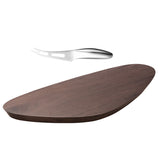 Georg Jensen Stainless Steel Sky Cheese Set Oak Wood Board and Knife Brand New