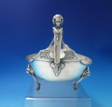 Bust by Gorham Silverplate Centerpiece Oval Bright-Cut Lion Feet #0250 (#5358)