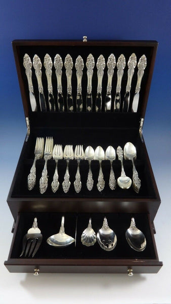 Vienna by Reed & Barton Sterling Silver Flatware Set For 12 Service 66 Pieces