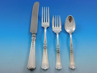 Victorian by Durgin Sterling Silver Flatware Set for 12 Service 195 pieces