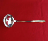 Mary Chilton Engraved #1 by Towle Sterling Soup Ladle HHWS  Custom Made 10 1/2"